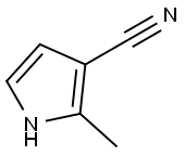 2-METHYL-1H-PYRROLE-3-CARBONITRILE Struktur