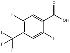 2,5-DIFLUORO-4-(TRIFLUOROMETHYL)BENZOIC ACID Struktur