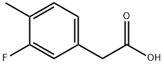 3-Fluoro-4-methylphenylacetic acid Struktur