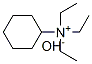 TRIETHYL CYCLOHEXYL AMMONIUM HYDROXIDE Struktur