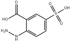 2-hydrazino-5-sulphobenzoic acid Struktur