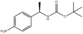 (R)-[1-(4-AMINO-PHENYL)-ETHYL]-CARBAMIC ACID TERT-BUTYL ESTER Struktur