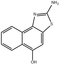 Naphtho[1,2-d]thiazol-5-ol, 2-amino- (8CI) Struktur