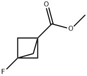 Bicyclo[1.1.1]pentane-1-carboxylic acid, 3-fluoro-, methyl ester (9CI) Struktur