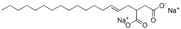 disodium hexadec-2-enylsuccinate Struktur