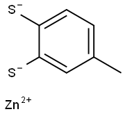 TOLUENE-3,4-DITHIOLATO ZINC Struktur