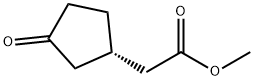 methyl 2-(3-oxocyclopentyl)acetate Struktur