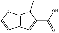 6H-Furo[2,3-b]pyrrole-5-carboxylicacid,6-methyl-(9CI) Struktur