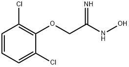 2-(2,6-Dichlorophenoxy)-N'-hydroxyethanimidamide Struktur