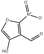 3-Furancarboxaldehyde, 4-hydroxy-2-nitro- (9CI) Struktur