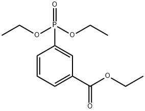 3-(DIETHOXY-PHOSPHORYL)-BENZOIC ACID ETHYL ESTER Struktur