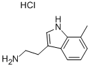 2-(7-METHYL-1H-INDOL-3-YL)ETHYLAMINE HYDROCHLORIDE Struktur