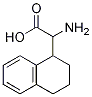 2-amino-2-(1,2,3,4-tetrahydronaphthalen-1-yl)acetic acid Struktur