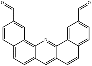 2,12-DIFORMYL-DIBENZO[C,H]ACRIDINE Struktur