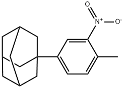 1-(4-methyl-3-nitrophenyl)adamantane Struktur