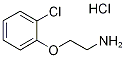 Ethanamine, 2-(2-chlorophenoxy)-, hydrochloride (1:1) Struktur