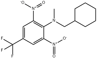 N(CYCLOHEXYLMETHYL)-2,4-DINITROANILINE Struktur