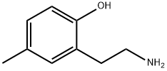 Phenol, 2-(2-aminoethyl)-4-methyl- (9CI) Struktur