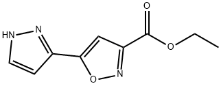 ETHYL 5-(1H-PYRAZOL-3-YL)ISOXAZOLE-3-CARBOXYLATE Struktur