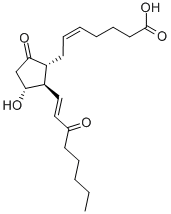 15-KETO PROSTAGLANDIN E2 Struktur