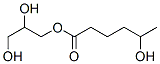 5-hydroxyhexanoic acid, monoester with glycerol Struktur