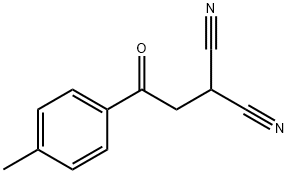 2-[2-(4-METHYLPHENYL)-2-OXOETHYL]MALONONITRILE Struktur