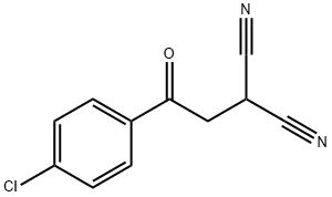 2-[2-(4-CHLOROPHENYL)-2-OXOETHYL]MALONONITRILE Struktur