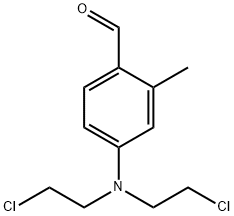 4-N,N-BIS(2-CHLOROETHYL)AMINO-2-TOLUALDEHYDE Struktur