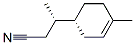 [4R,8S,(+)]-p-Mentha-1-ene-9-carbonitrile Struktur