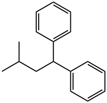 1,1-Diphenyl-3-methylbutane Struktur