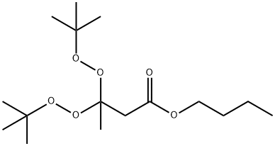 butyl 3,3-bis[(tert-butyl)dioxy]butyrate Struktur