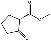 Cyclopentanecarboxylic acid, 2-oxo-, methyl ester, (1S)- (9CI) Struktur