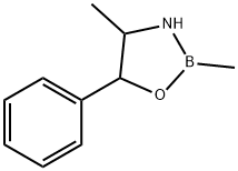 2,4-Dimethyl-5-phenyl-1,3,2-oxazaborolidine Struktur