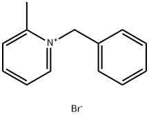 1-benzyl-2-methylpyridinium bromide Struktur