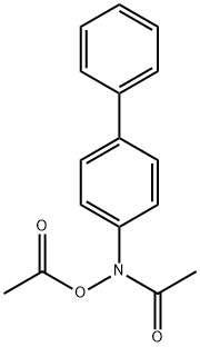 N-acetoxy-4-acetylaminobiphenyl Struktur