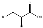 (S)-3-HYDROXY-2-METHYL-PROPIONIC ACID
 Struktur