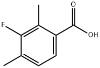 2,4-DIMETHYL-3-FLUOROBENZOIC ACID Struktur