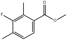 2,4-DIMETHYL-3-FLUOROBENZOIC ACID METHYL ESTER Struktur