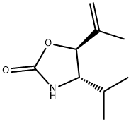 2-Oxazolidinone,5-(1-methylethenyl)-4-(1-methylethyl)-,(4S,5S)-(9CI) Struktur