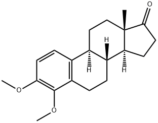 3,4-Dimethoxyestra-1,3,5(10)-trien-17-one Struktur