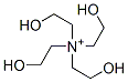 2-Hydroxy-N,N,N-tris(2-hydroxyethyl)ethanaminium Struktur