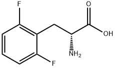 D-2,6-Difluorophenyl-alanine Struktur