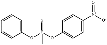 methyl-(4-nitrophenoxy)-phenoxy-sulfanylidene-phosphorane Struktur