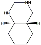 [4aS,8aR,(+)]-Decahydroquinazoline Struktur