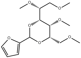 2,4-monofurfurylidene-tetra-O-methylsorbitol Struktur