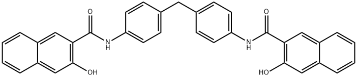 N,N'-[Methylenebis(4,1-phenylene)]bis[3-hydroxy-2-naphthalenecarboxamide] Struktur