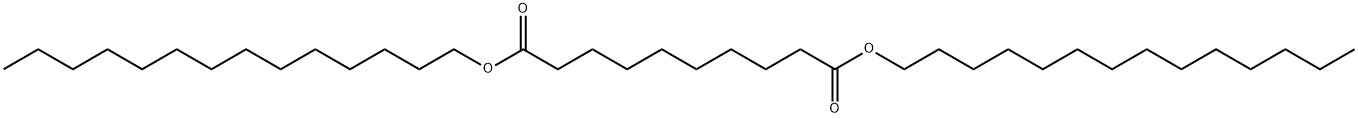 ditetradecyl sebacate Struktur