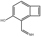 Bicyclo[4.2.0]octa-1,3,5,7-tetraen-3-ol, 2-(iminomethyl)- (9CI) Struktur