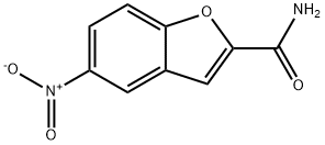 2-Aminocarbonyl-5-nitrobenzofuran Struktur