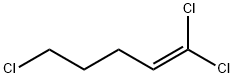 1,1,5-Trichloro-1-pentene Struktur